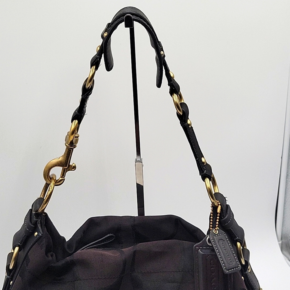 Coach Canvas Monogram Tote Bag - Picture 4 of 15